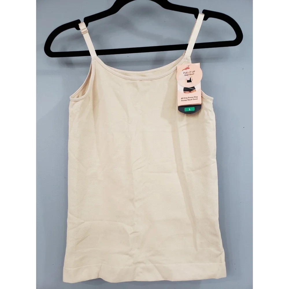 NWT Shapermint Essentials Women's L All Day Every Day Scoop Neck Cami 62001 - Picture 1 of 3